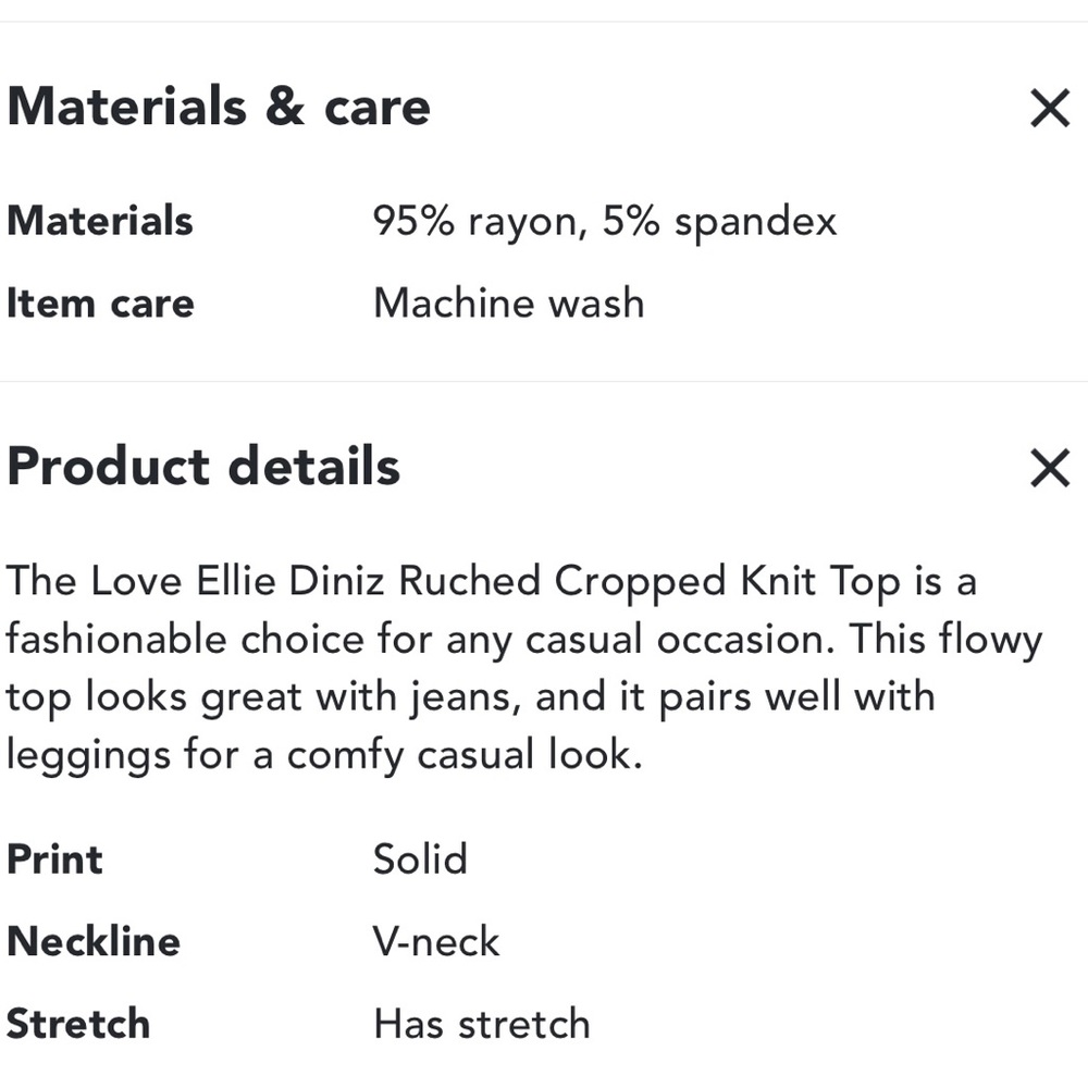 Purple knit crop top - Picture 4 of 5